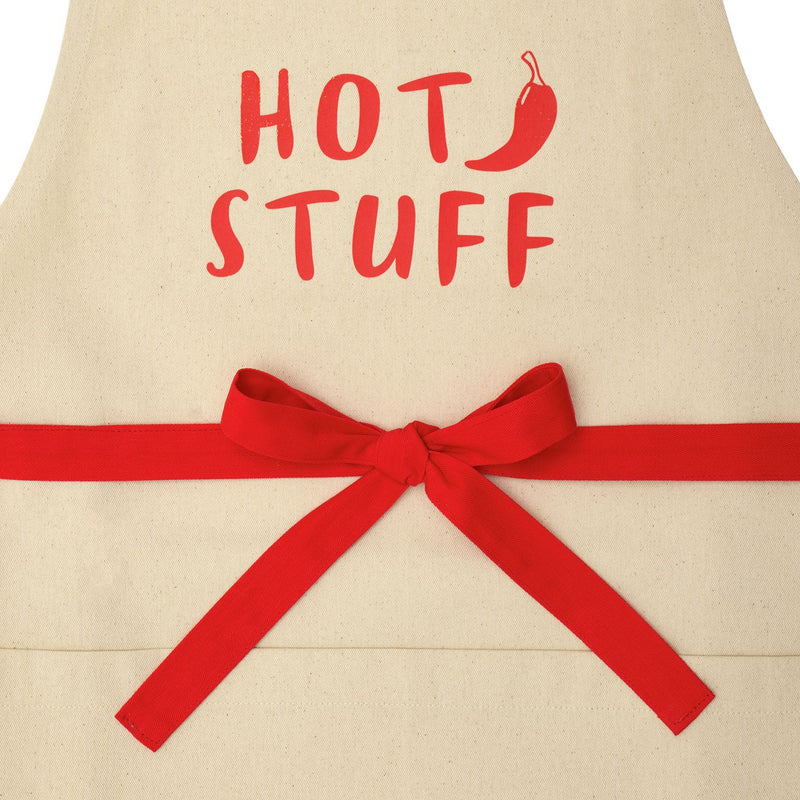 Argos Home green cotton apron with pocket (British brand)