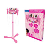 Lexibook Barbie adjustable microphone stand with two mics (British brand)