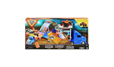 Argos Monster Jam Transforming Hauler Playset with Exclusive El Toro Loco Die-Cast Truck- Buy online at McGrocer