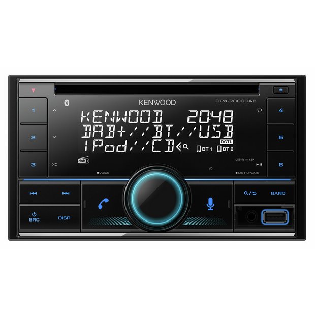 Kenwood DPX-7300DAB DAB+ car radio, UK version