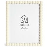 Habitat cream bobble picture frame 8x10 inch - British product