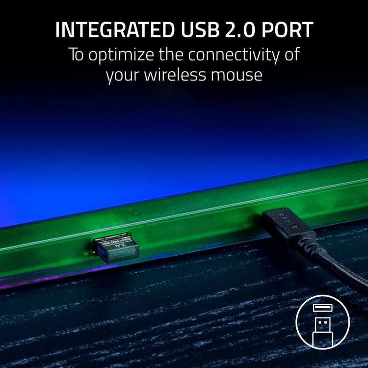 Razer Firefly V2 Pro Phantom Green Edition mouse mat, UK version