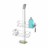 Simplehuman 2-tier overdoor shower caddy stainless steel (British brand)