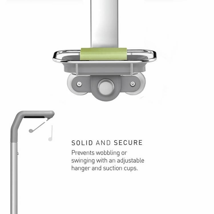 Simplehuman 2-tier overdoor shower caddy stainless steel (British brand)
