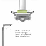 Simplehuman 2-tier overdoor shower caddy stainless steel (British brand)