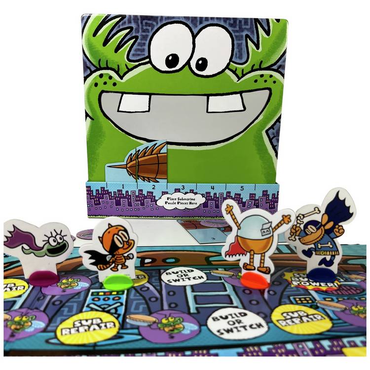 Dog Man board game 20 Thousand Fleas Under The Sea - British product