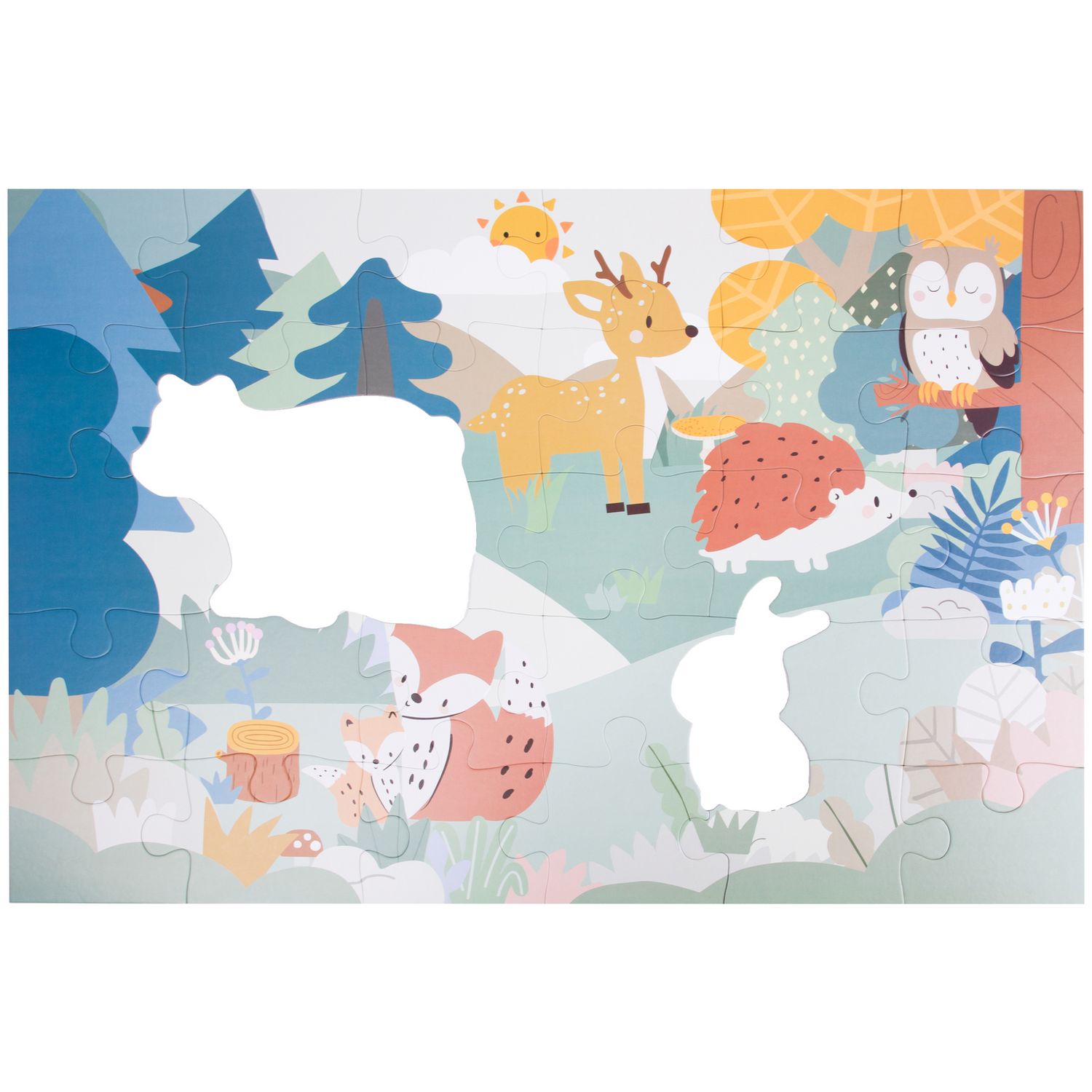 Chad Valley giant woodland floor puzzle 31 pieces (British brand)