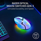 Razer Basilisk V3 Pro white wireless gaming mouse, UK version