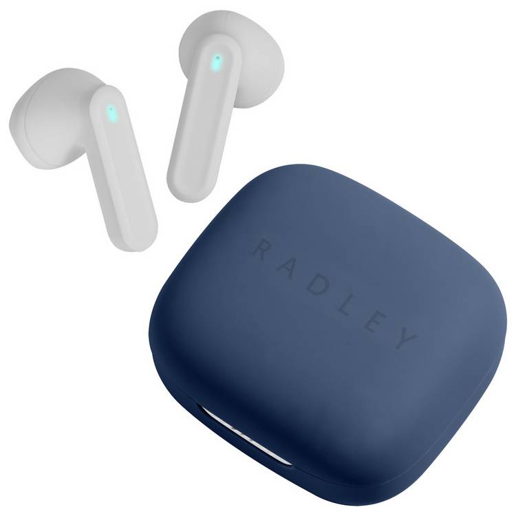 Radley navy smartwatch and earbud set, UK version