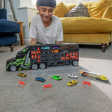 Teamsterz toy transporter truck with 8 cars, UK version