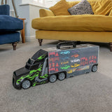 Teamsterz toy transporter truck with 8 cars, UK version