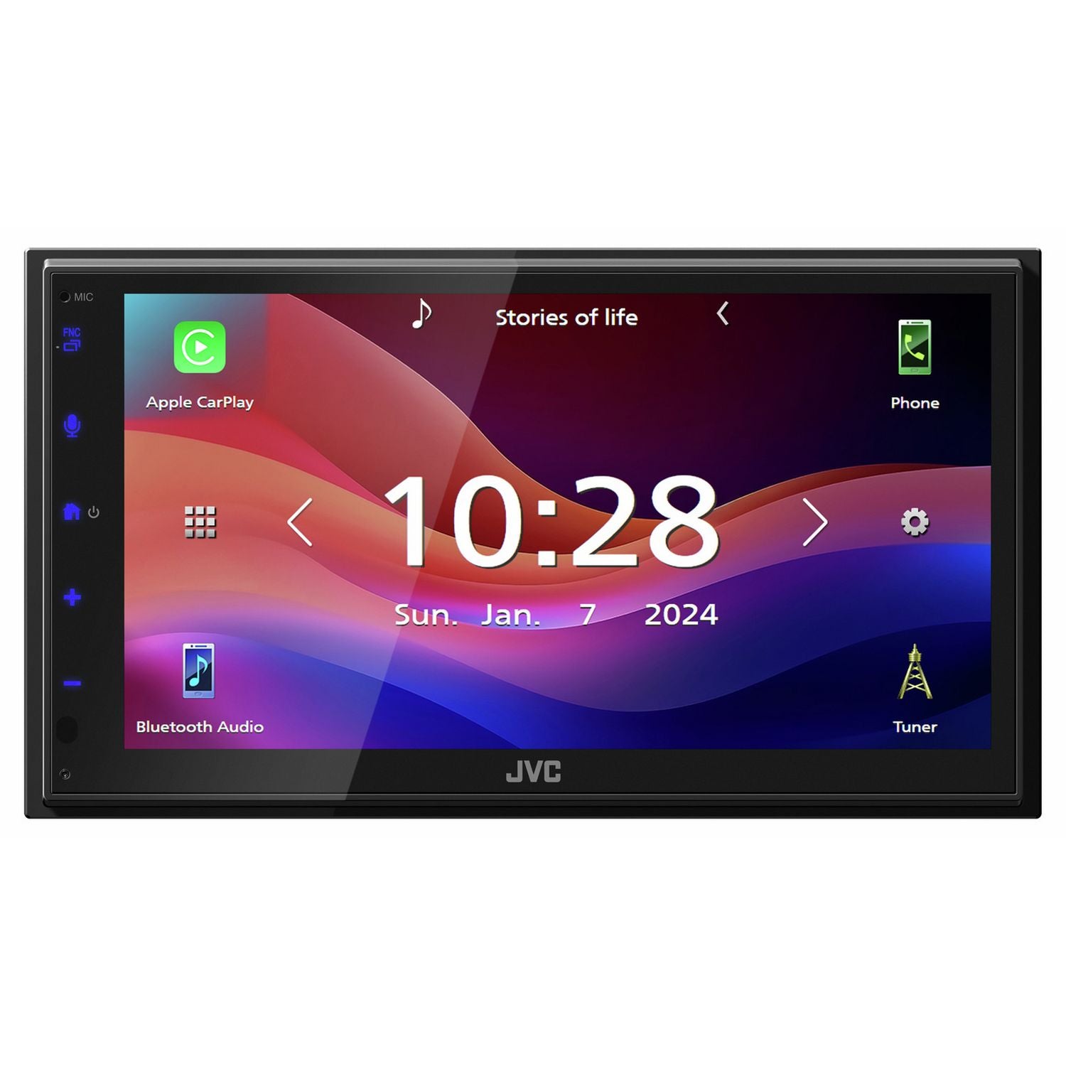 JVC KWM-593BT carplay receiver 6.8 inch, imported from the UK