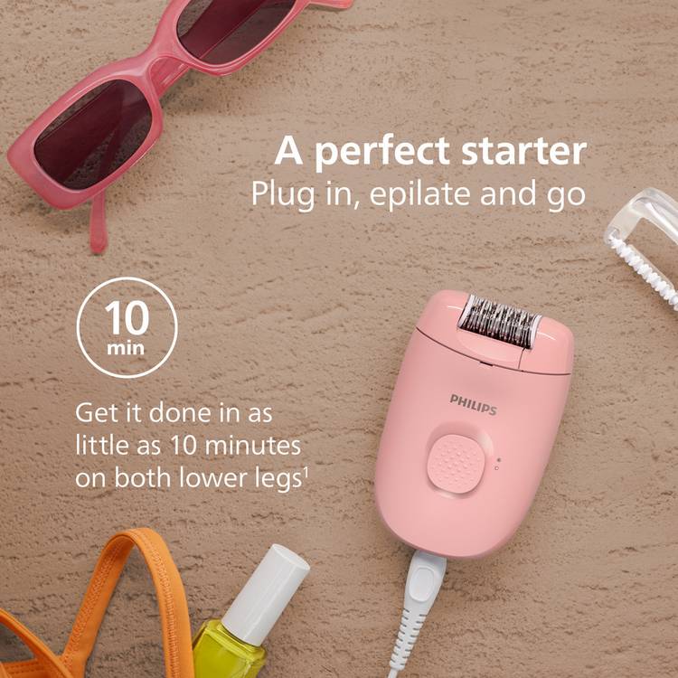Philips corded compact epilator BRE227 - British product