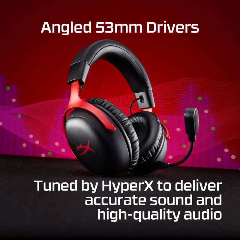 HyperX Cloud III S wireless gaming headset black (British brand)