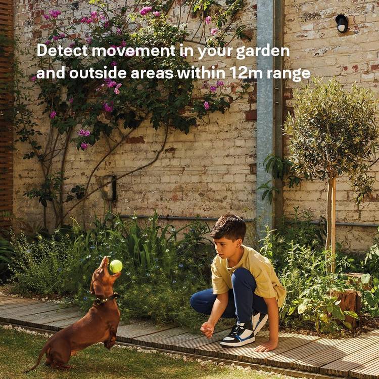Yale outdoor motion sensor black, imported from the UK