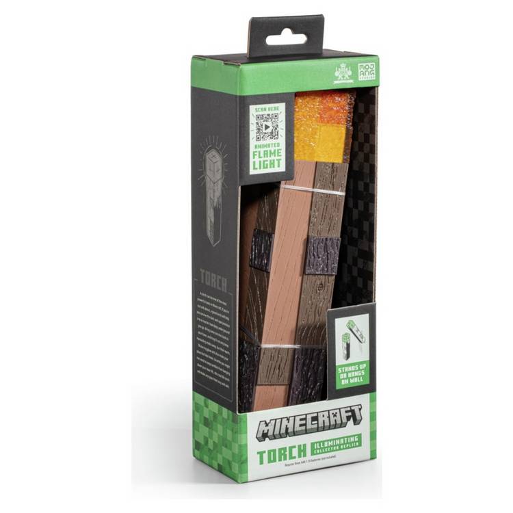 Minecraft Illuminating Torch Replica 25cm - British product