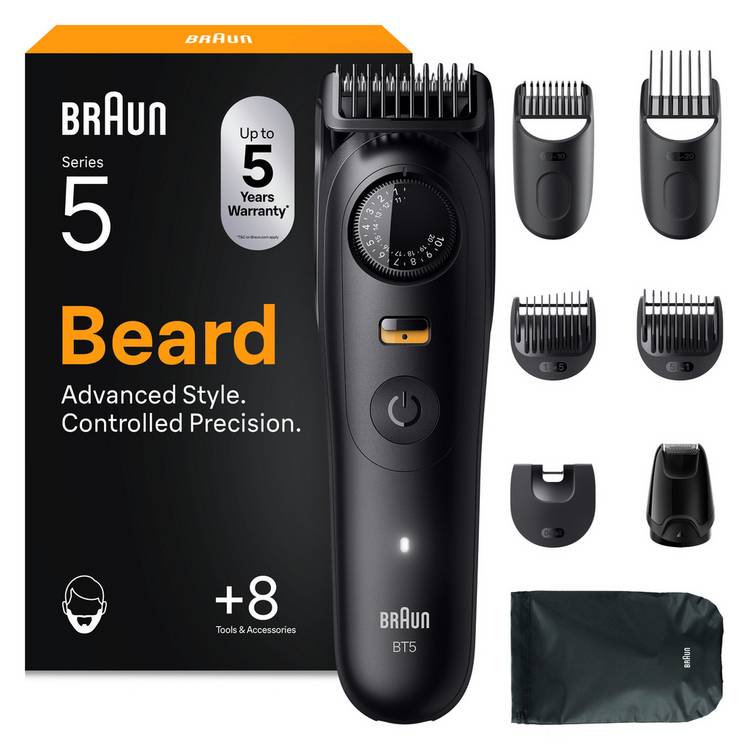 Braun BT5560 beard trimmer (British brand)