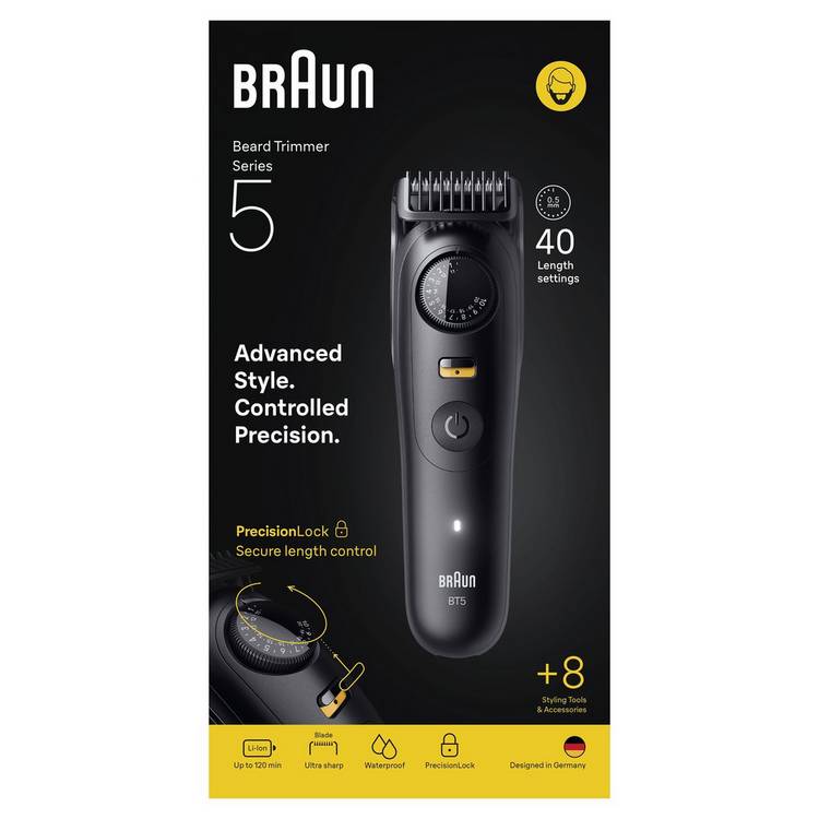 Braun BT5560 beard trimmer (British brand)