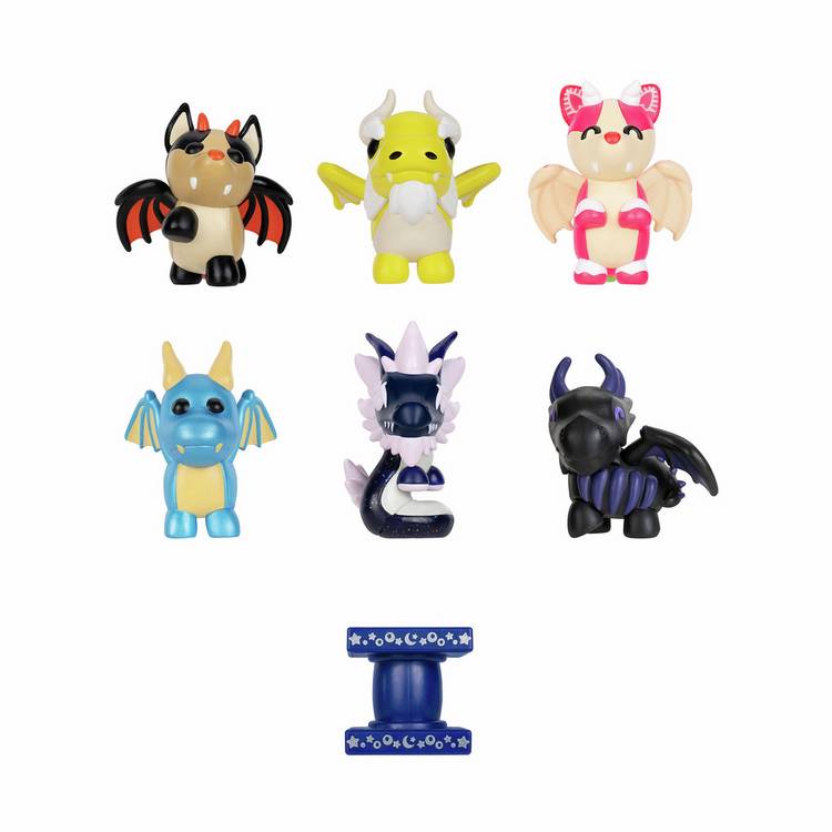 Adopt Me legendary dragons collectible pack 6 figures, imported from the UK