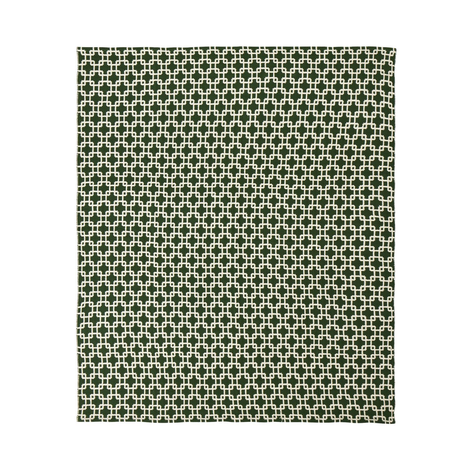 Habitat Chain Geo throw green 150x125cm, imported from the UK