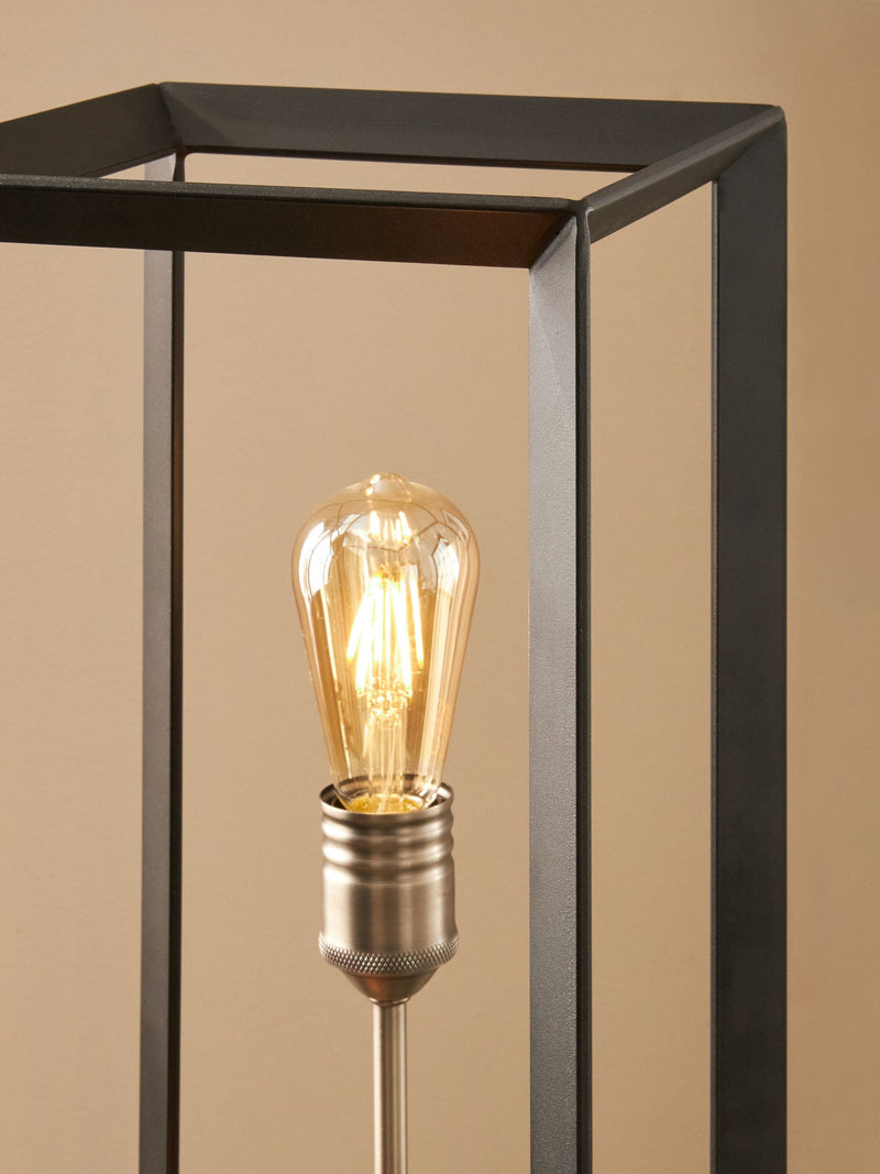 Brooklyn black floor lamp 3 light (British brand)