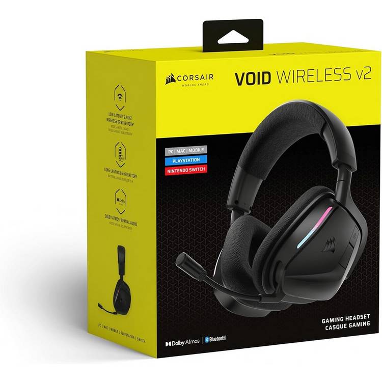 Corsair Void Wireless V2 gaming headset, imported from the UK