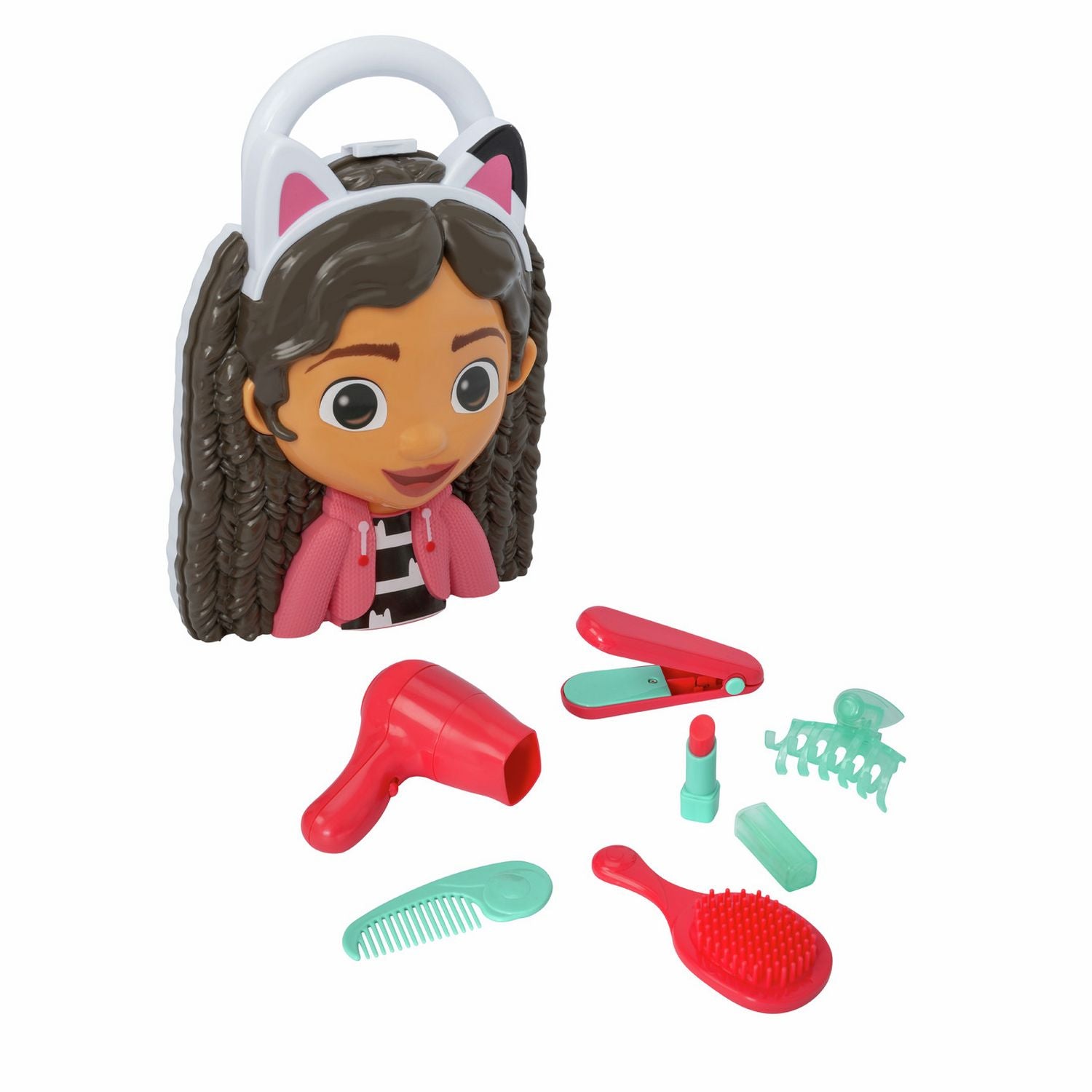 Gabby's Dollhouse hair case role play toy set, imported from the UK