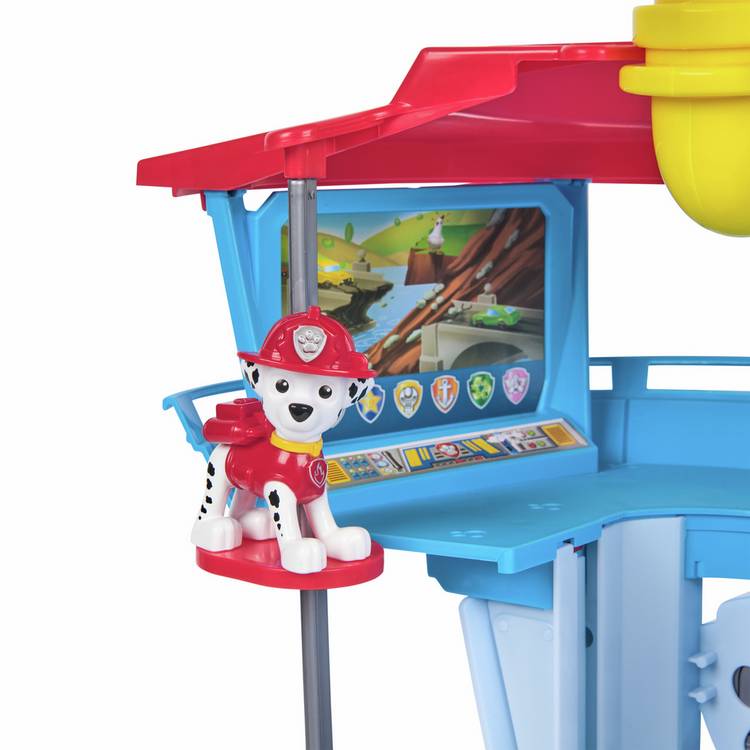 PAW Patrol Lookout Tower playset with vehicles, imported from the UK