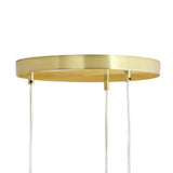 Habitat Honey Glass cluster ceiling light brown three globes, UK version