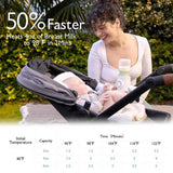 Momcozy portable bottle warmer with smart sensor technology, British product