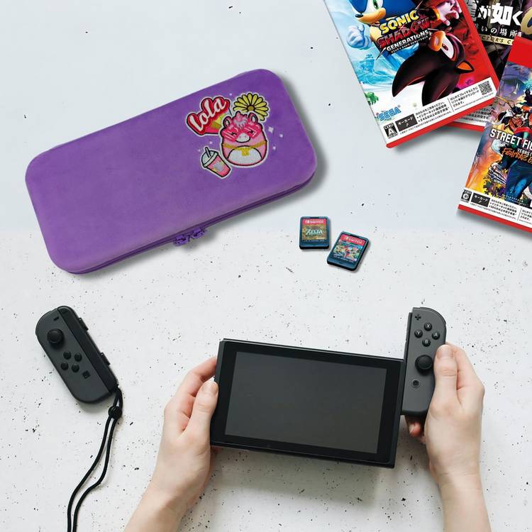 Squishmallows Cam the Cat travel case for Nintendo Switch - British product