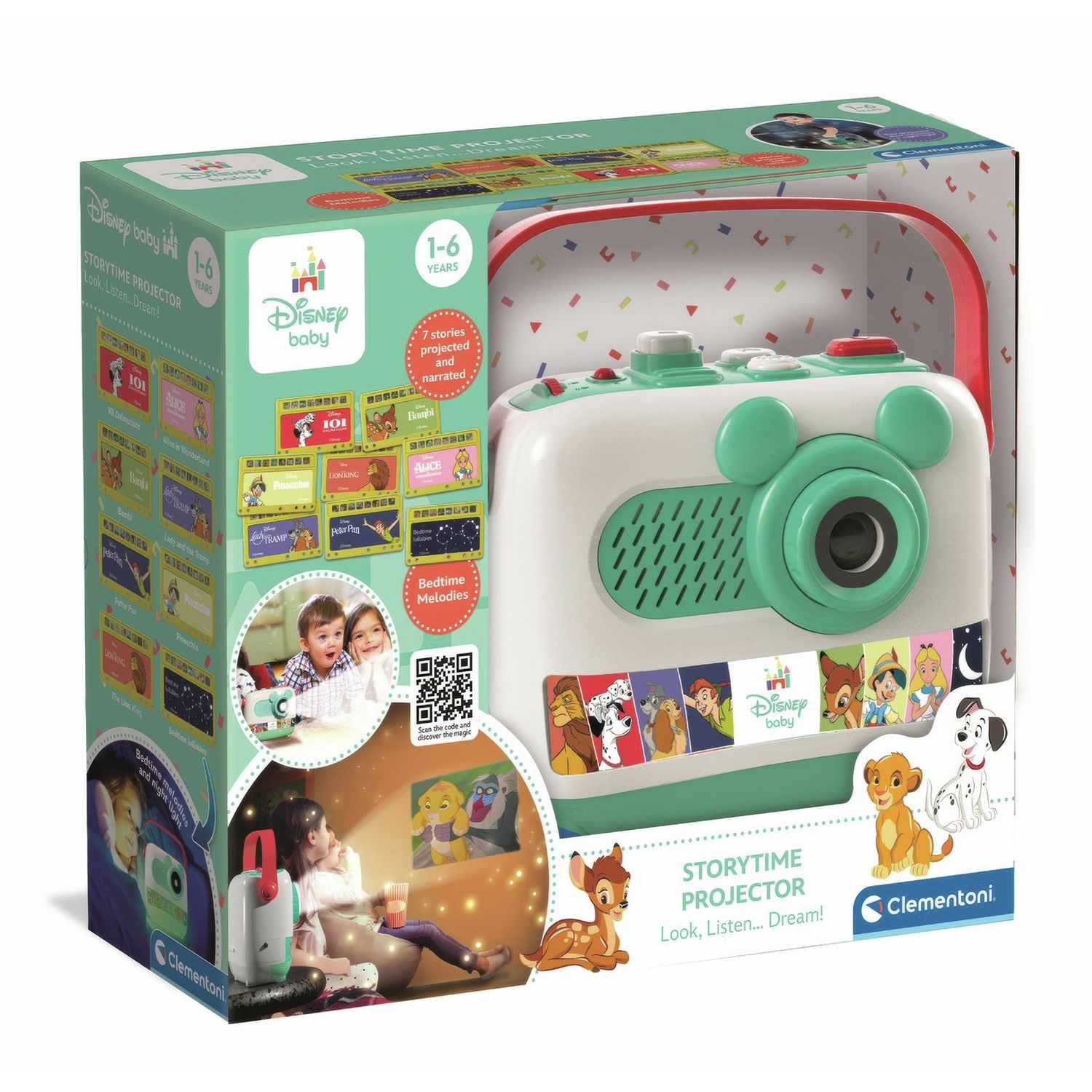 Disney storytime projector with seven classic tales, UK version
