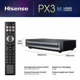 Hisense PX3TUK 4K laser projector ultra-short-throw, imported from the UK