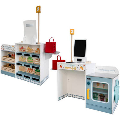Argos Chad Valley Wooden Supermarket Toy Set - 96cm Tall- Buy online at McGrocer