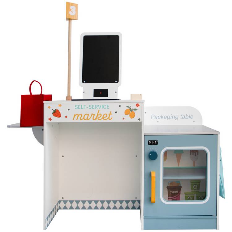 Chad Valley wooden supermarket toy set (British brand)