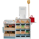 Chad Valley wooden supermarket toy set (British brand)