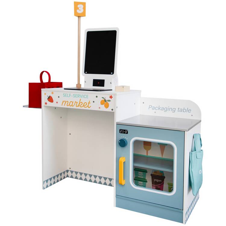 Chad Valley wooden supermarket toy set (British brand)