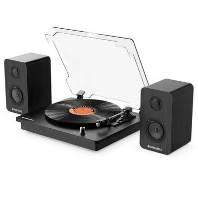Argos Oakcastle TT200 Belt-Drive Turntable Record Player - Black- Buy online at McGrocer