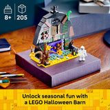 LEGO Halloween Barn 205 pieces 5.5in high, imported from the UK