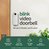 Blink video doorbell 2nd gen white (British brand)