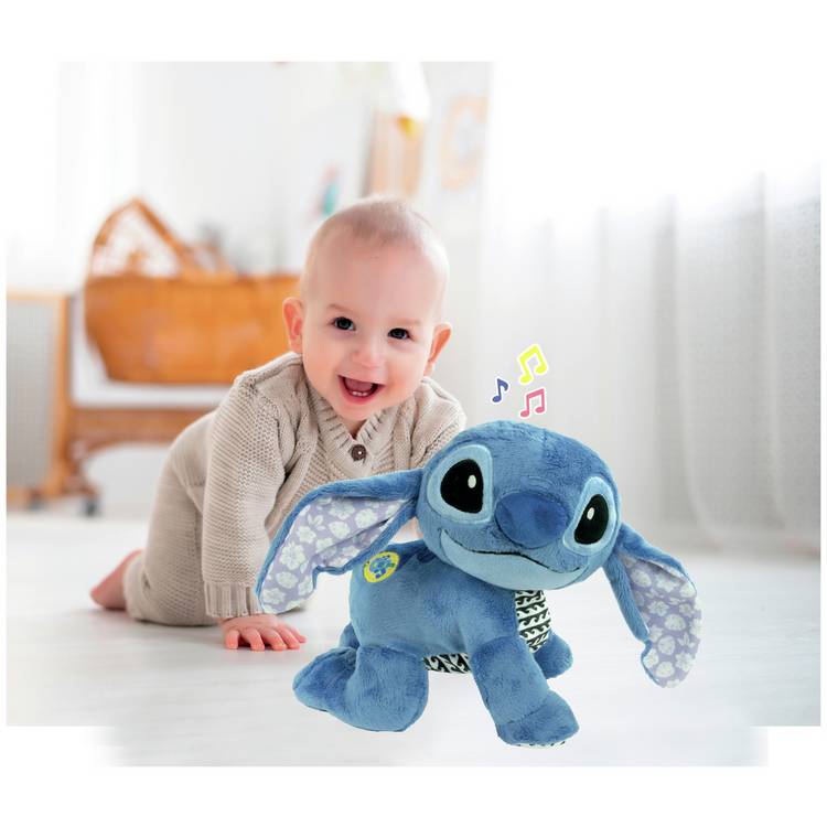 Disney Stitch Crawl with Me plush toy 23cm - British product