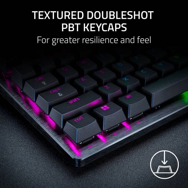 Razer gaming keyboard wired black (British brand)