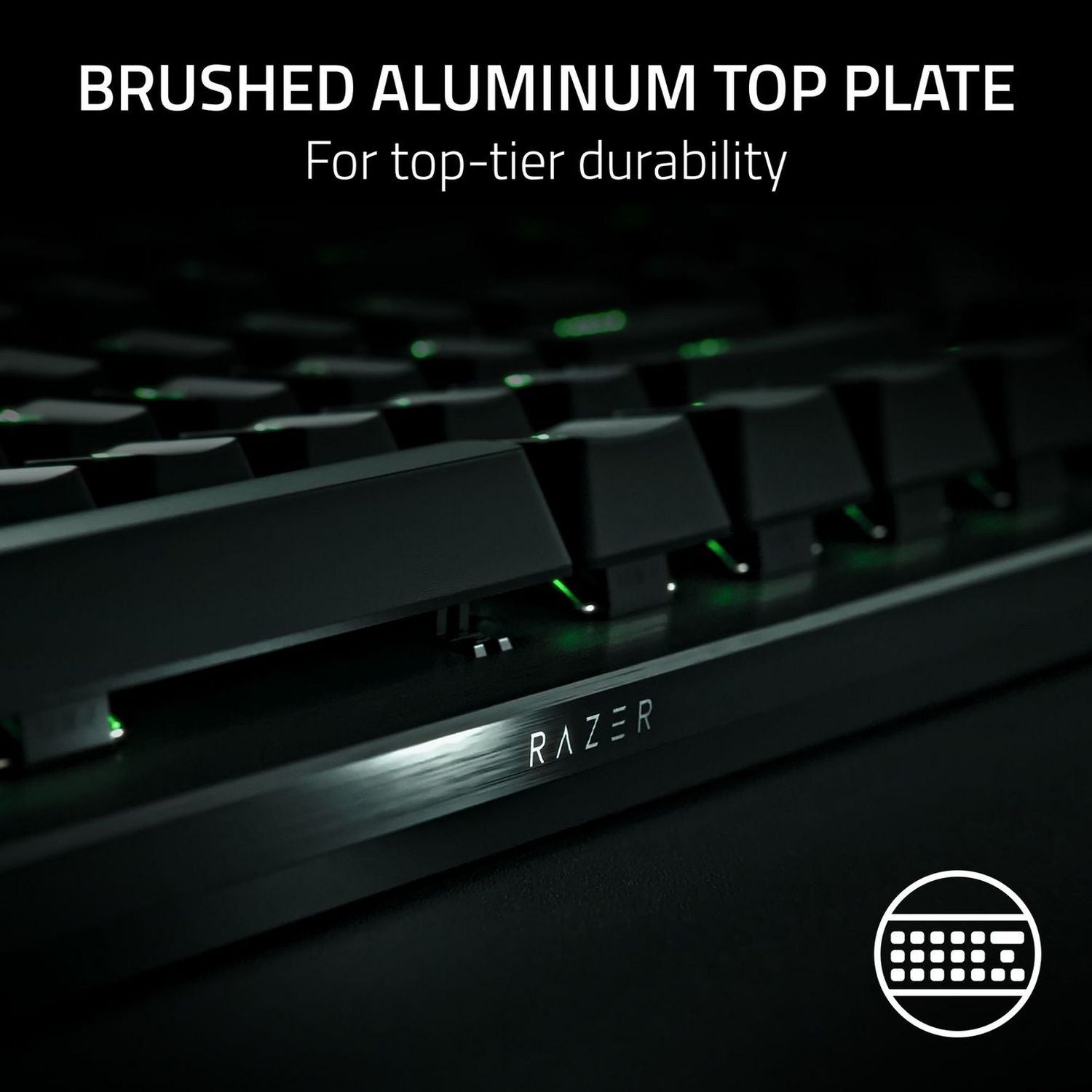 Razer gaming keyboard wired black (British brand)