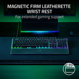 Razer gaming keyboard wired black (British brand)