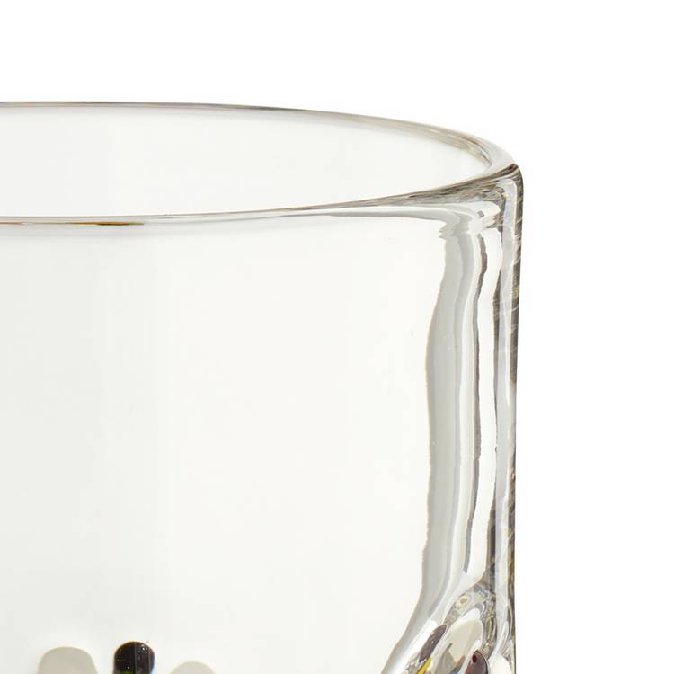 Argos Home Bee Glass Tumbler with colourful bees (British brand)