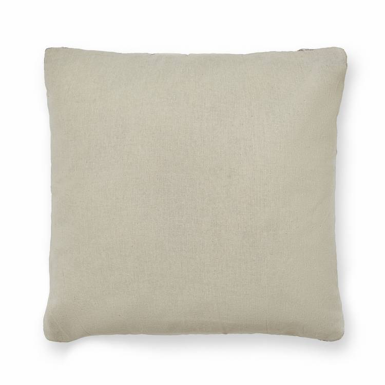 BHS Fairisle Cushion brown cream 42x42cm (British brand)