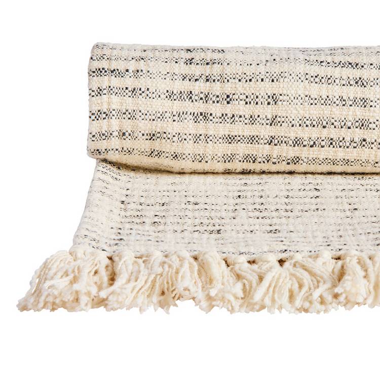 Habitat woven mono throw 150x125cm, imported from the UK