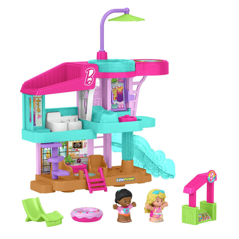Fisher-Price Little People Barbie Beach House playset - British product