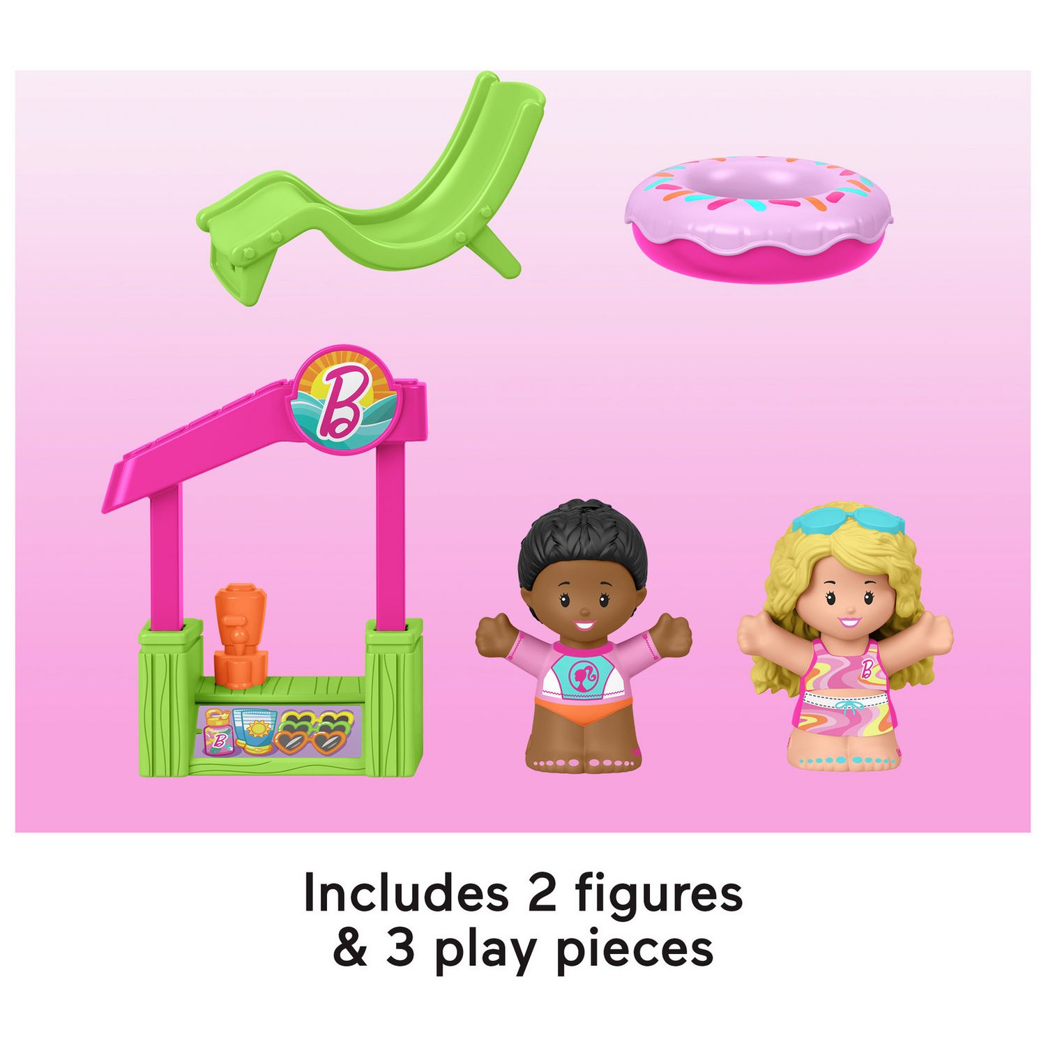 Fisher-Price Little People Barbie Beach House playset - British product