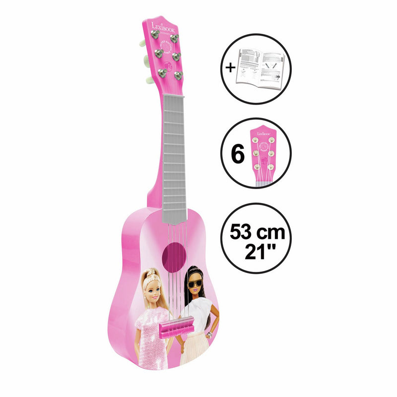 Lexibook Barbie toy guitar first guitar 21 inch, UK version